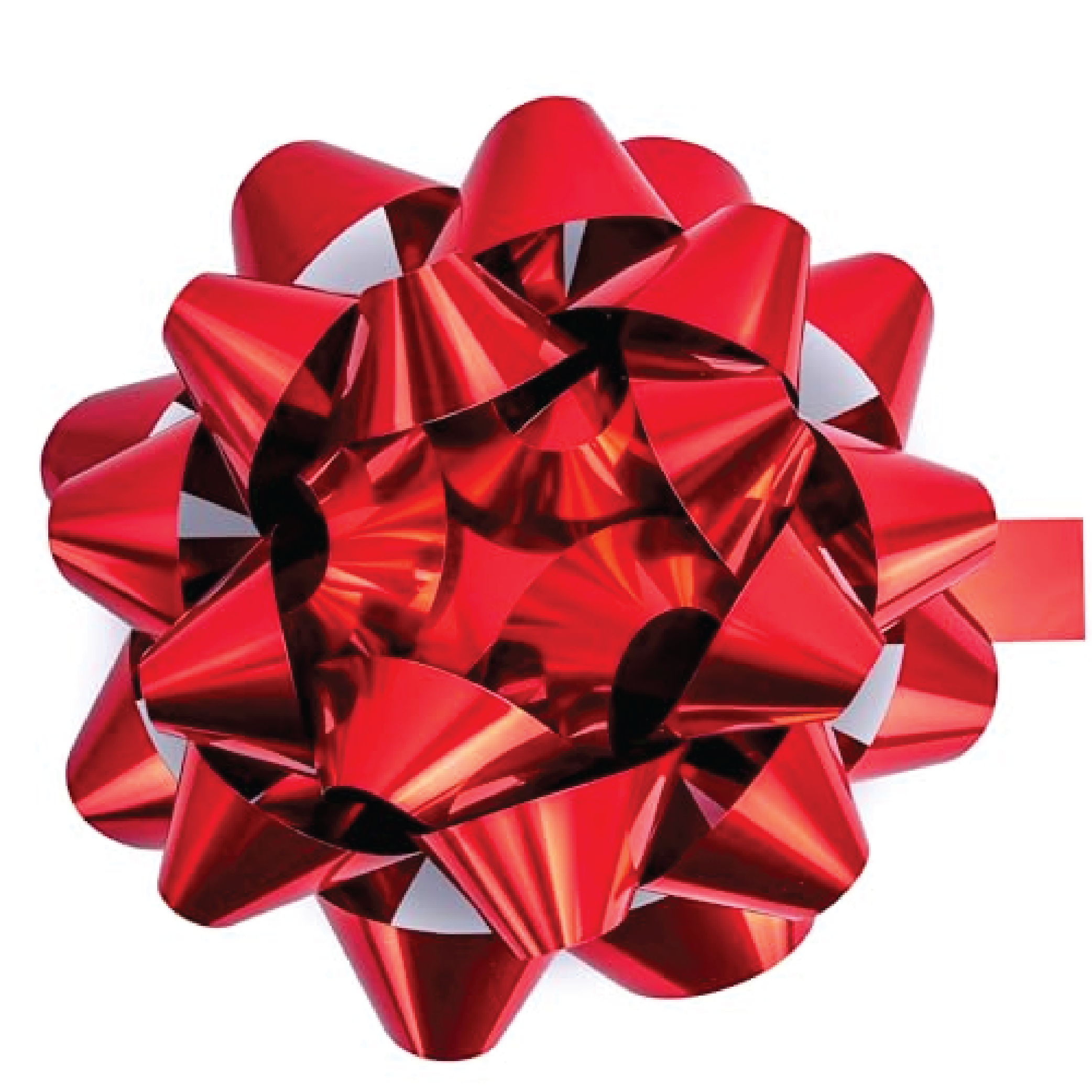 12" Big Red Gift Bow