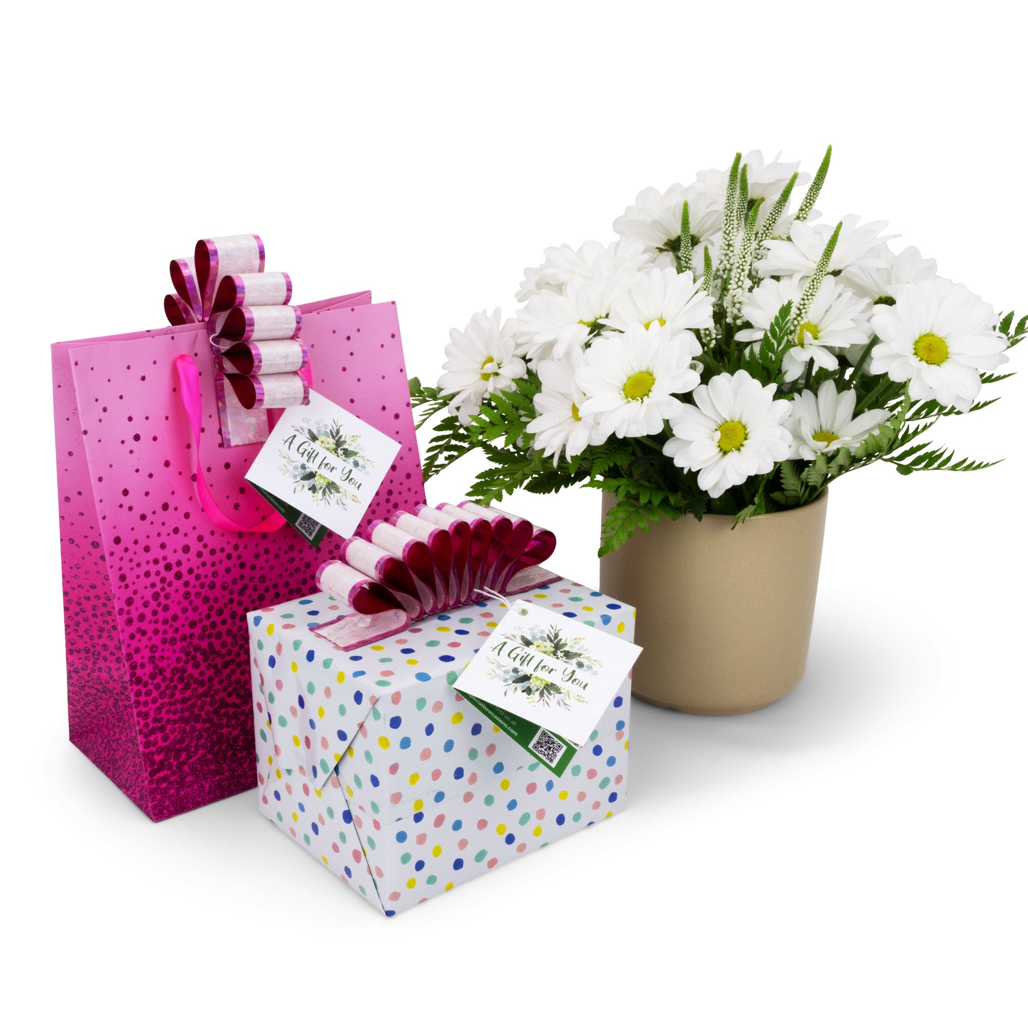 Give+Grow Plantable Wave Gift Bow (one bow)