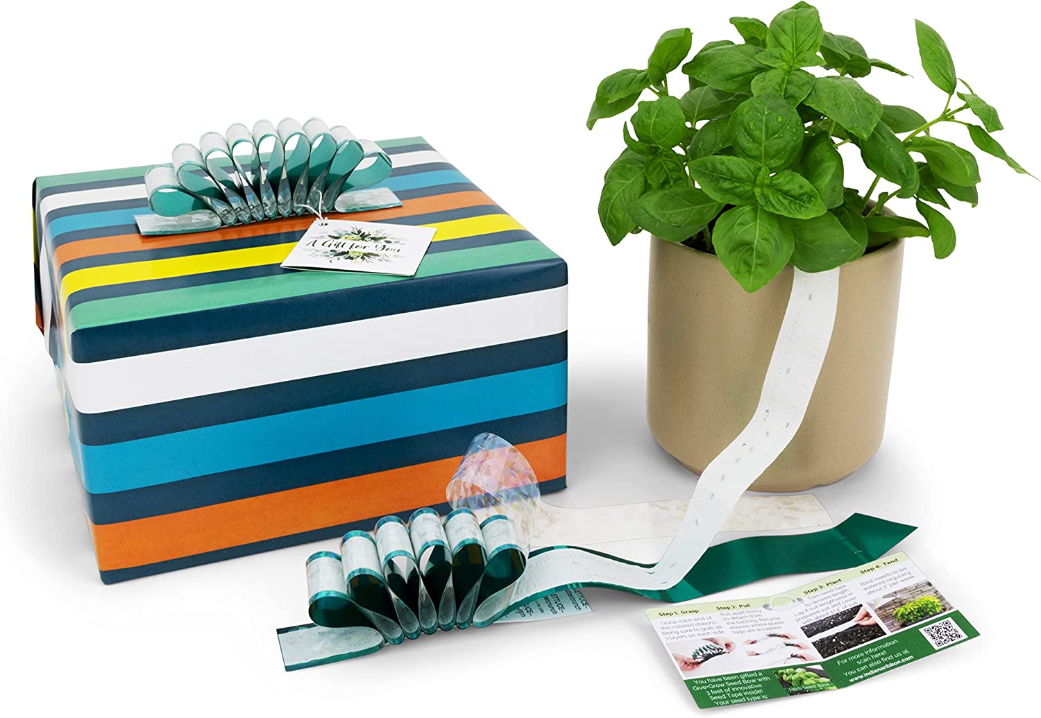 Give+Grow Plantable Wave Gift Bow (one bow)