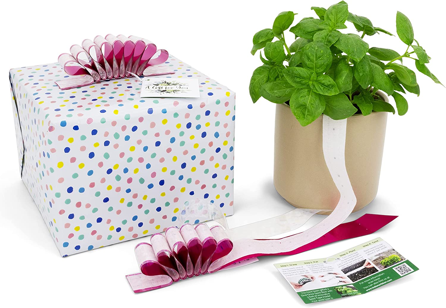 Give+Grow Plantable Wave Gift Bow (one bow)